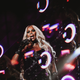 Mary J. Blige performing in Charlotte, North Carolina during the Good Morning Gorgeous Tour.